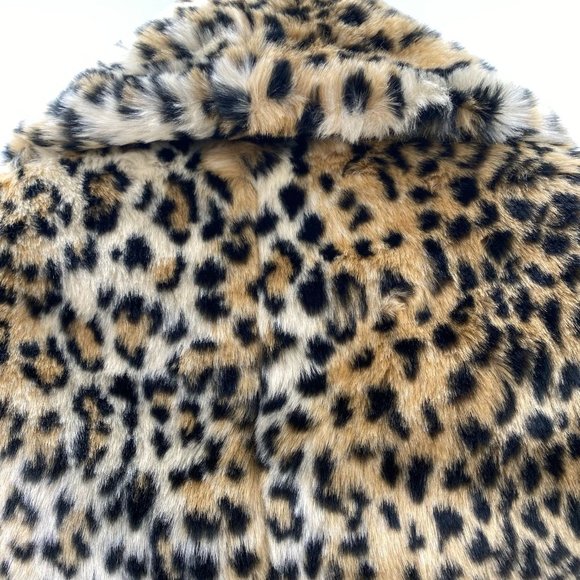 XXI COCKTAIL JACKET LEOPARD-CHEETAH PLUSH FEEL WOMENS MEDIUM - Picture 5 of 5